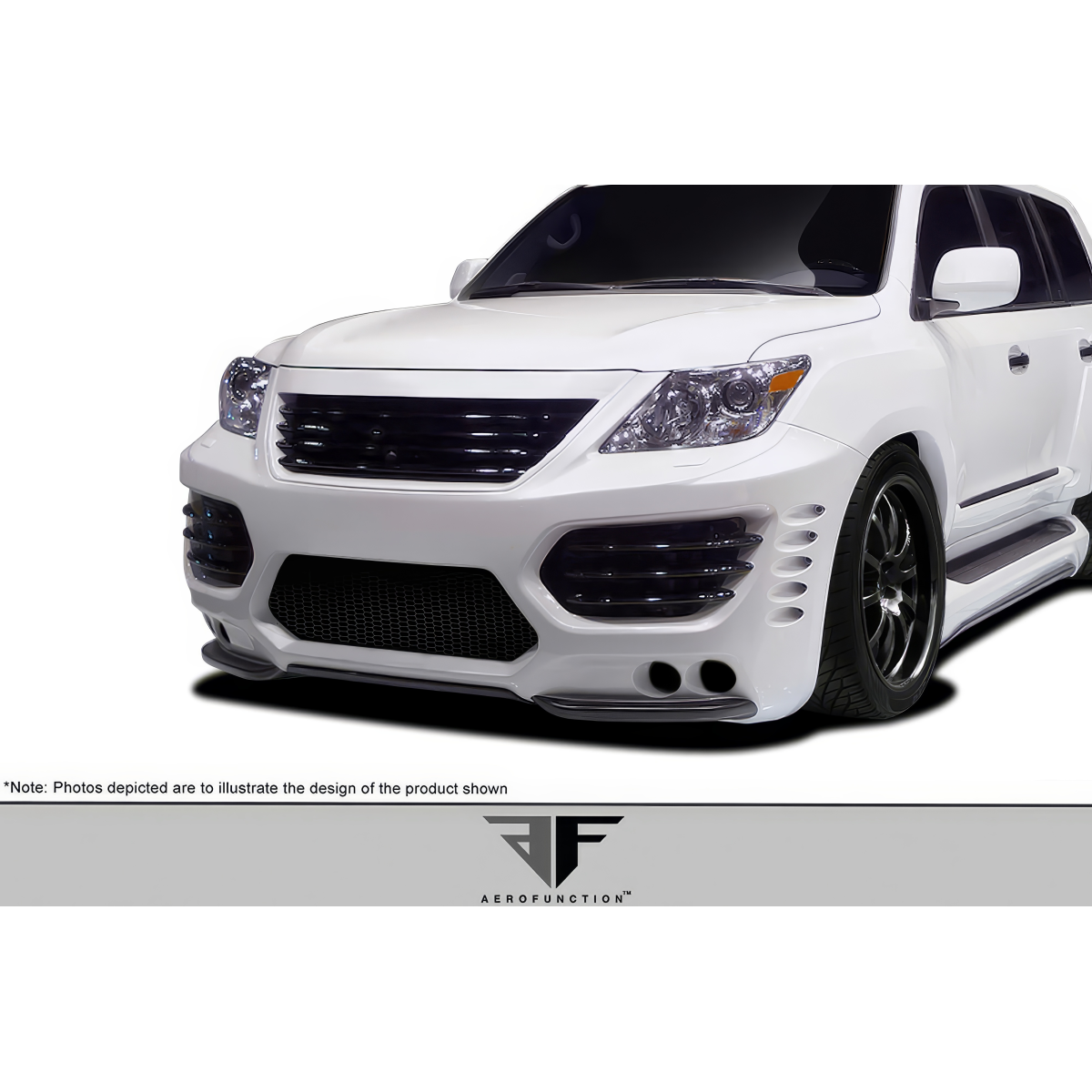 Modify your Lexus LX570 2008 with our Exterior/Front Bumpers or Lips - Front angle view of vehicle part