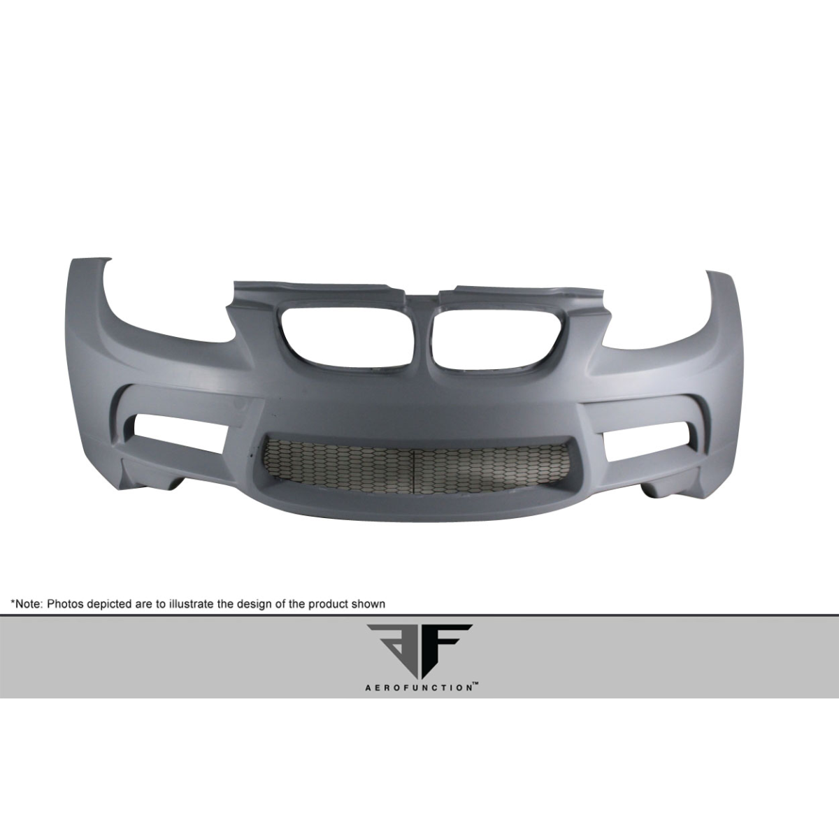 Modify your BMW M3 2008 with our Exterior/Front Bumpers or Lips - Front view of BMW M3 front bumper part