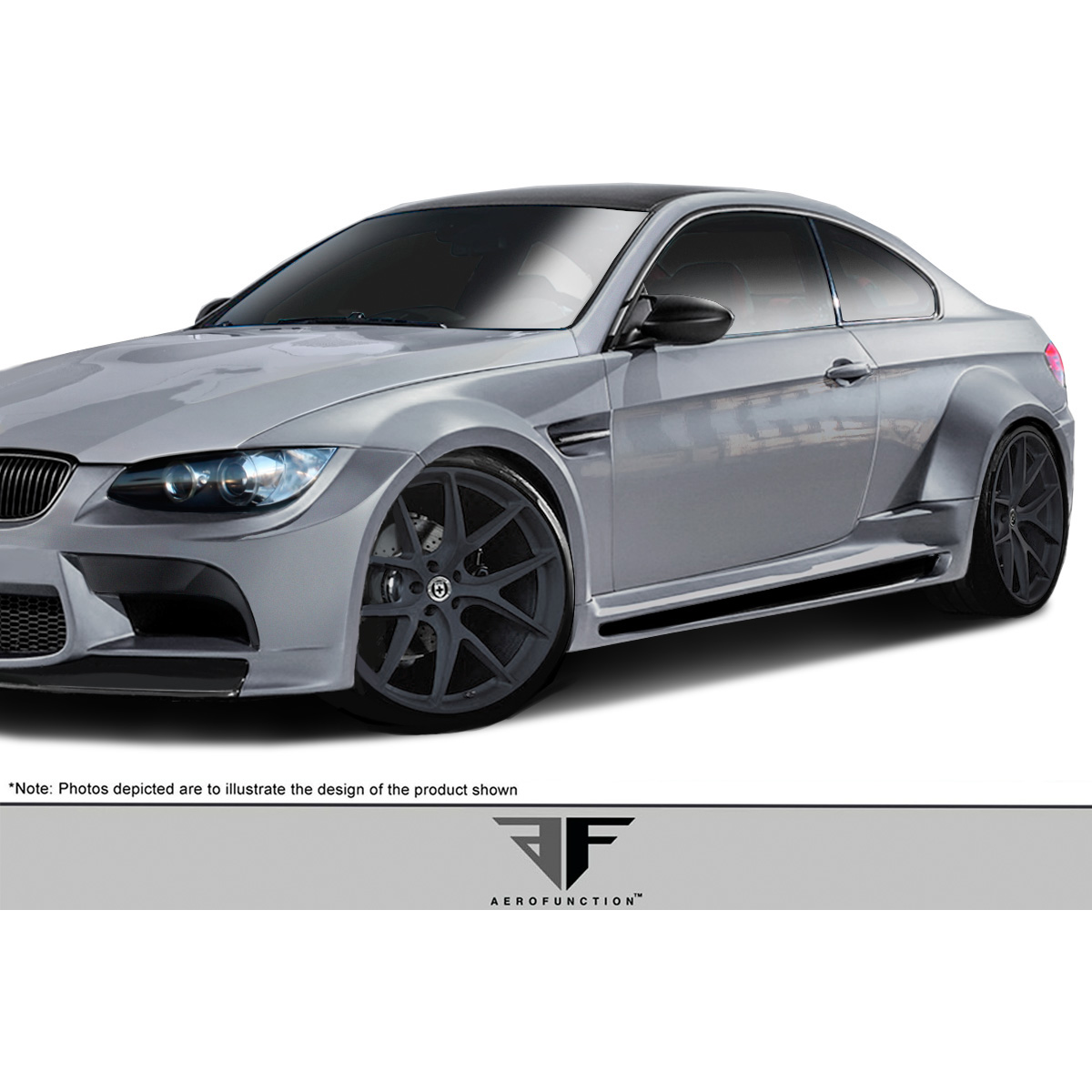 Modify your BMW M3 2008 with our Exterior/Side Skirts - Side view angle showcasing the vehicle styling