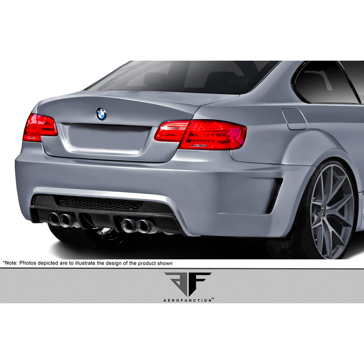 Modify your BMW M3 2008 with our Exterior/Complete Body Kits - Angle is a rear perspective view of the vehicle