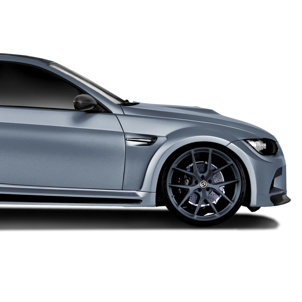 Modify your BMW M3 2008 with our Exterior/Fenders - Side angle view of the vehicle part