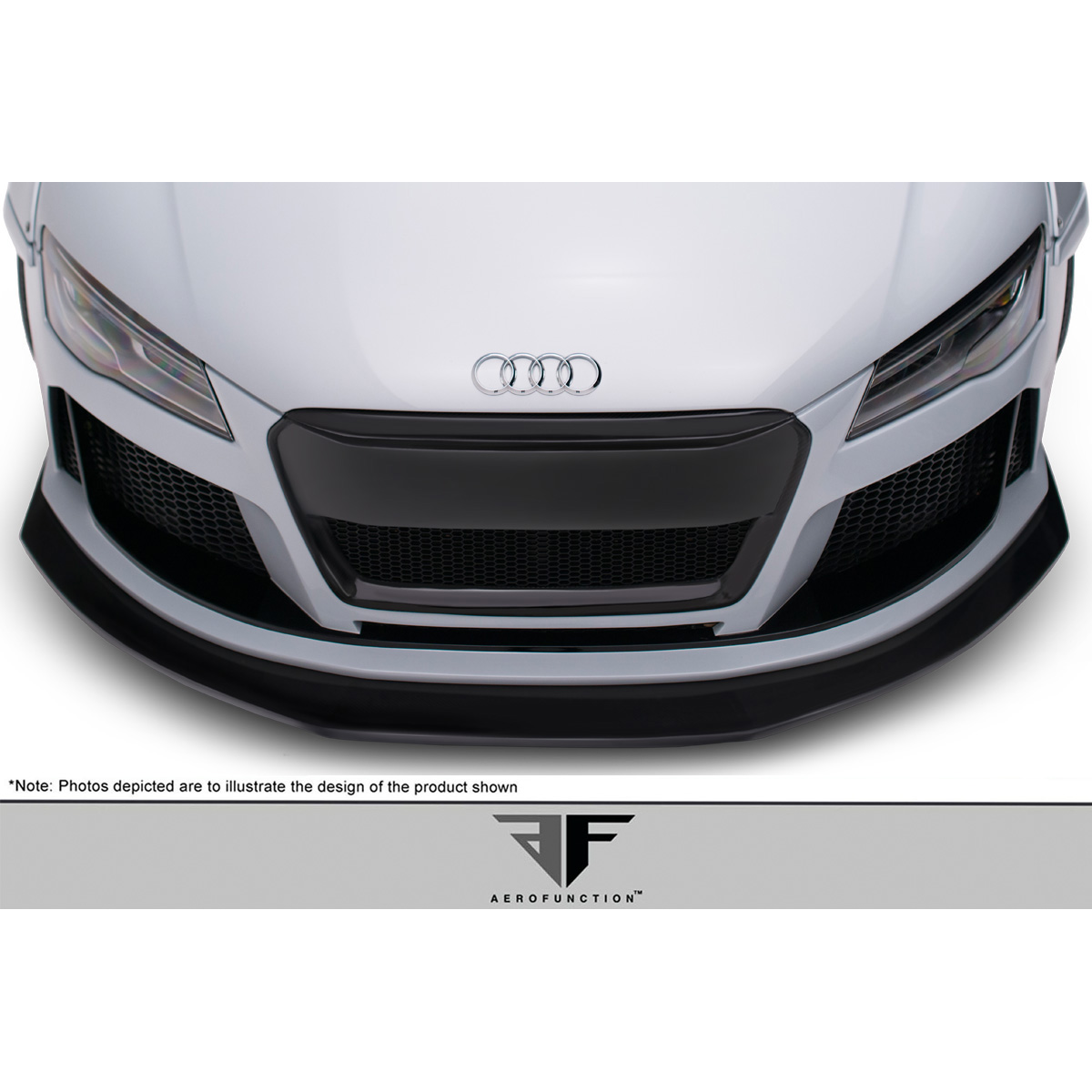 Modify your Audi R8 2008 with our Exterior/Front Bumpers or Lips - Front view of the Audi R8 at a slight angle