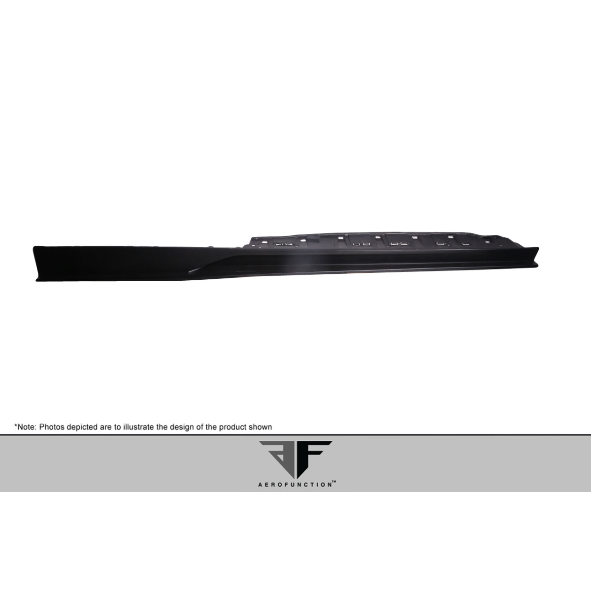 Modify your Audi R8 2008 with our Exterior/Side Skirts - Side view angle of the side skirt part