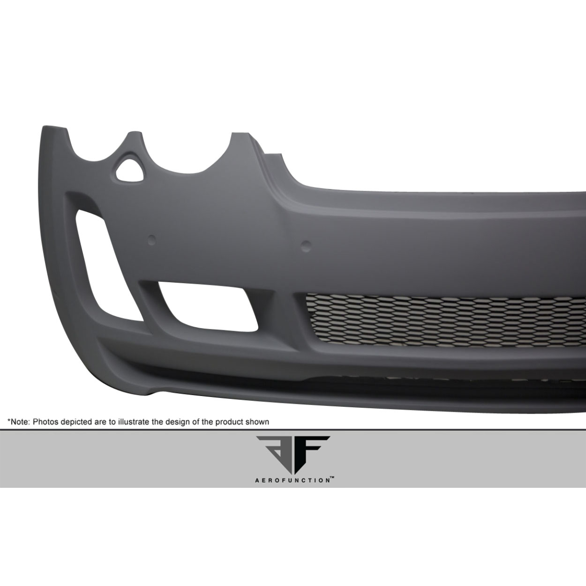 Modify your Bentley Continental 2003 with our Exterior/Front Bumpers or Lips - Front view of the bumper from a slightly above angle