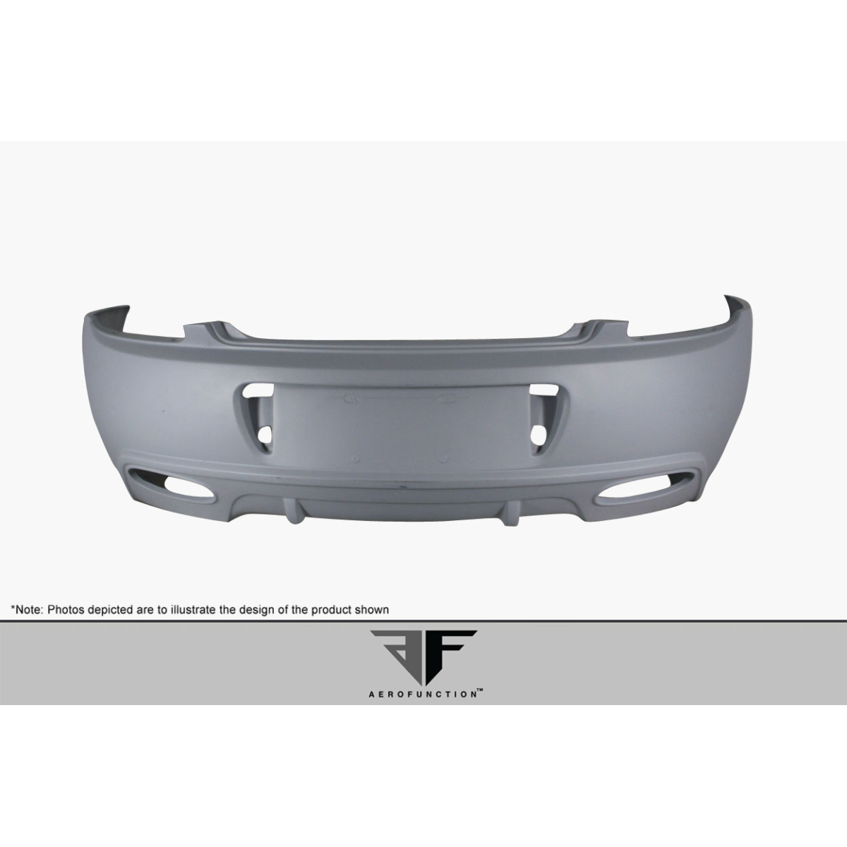 Modify your Bentley Continental 2003 with our Exterior/Rear Bumpers or Lips - Front view of the rear bumper part