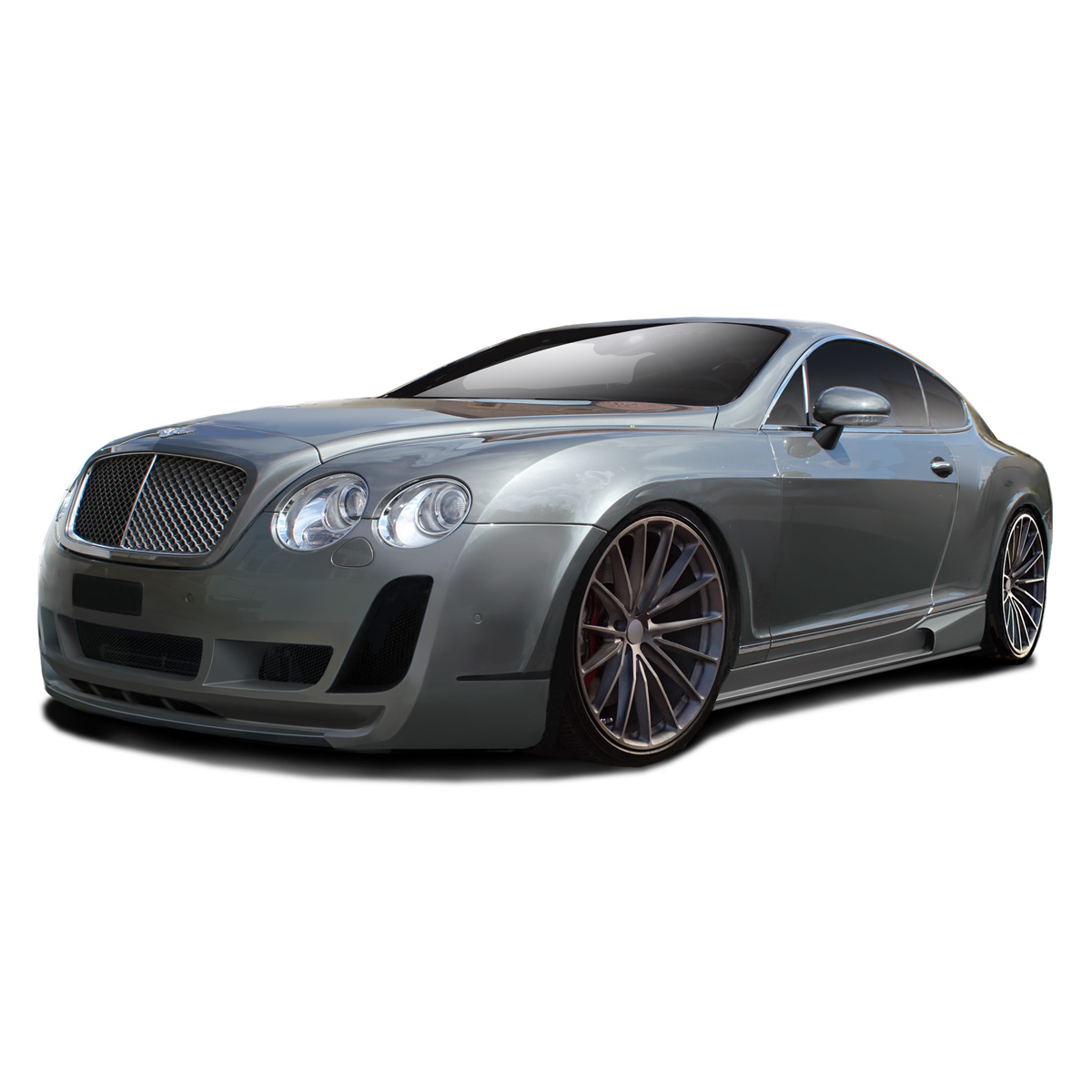 Modify your Bentley Continental 2003 with our Exterior/Complete Body Kits - Front angle view of a Bentley Continental