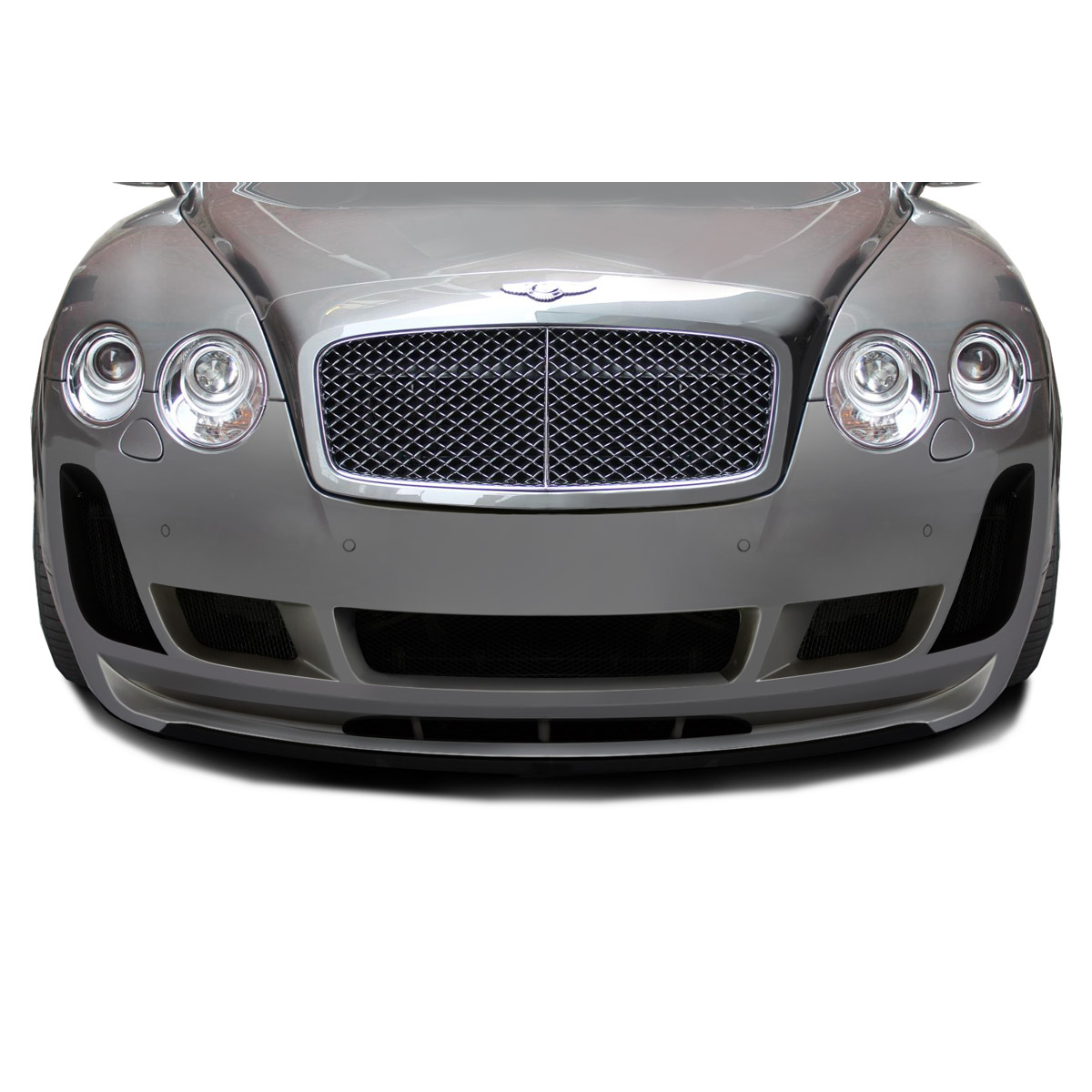 Modify your Bentley Continental 2003 with our Exterior/Complete Body Kits - Front view of the vehicle at eye level