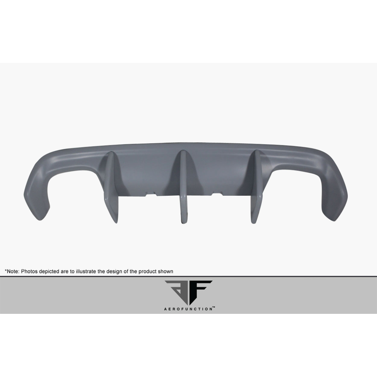 Modify your BMW 4-Series 2014 with our Exterior/Diffusers - Top view of rear diffuser at low angle