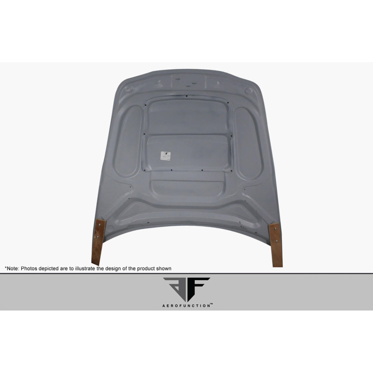 Modify your Porsche Panamera 2010 with our Exterior/Hoods - Top view of Porsche Panamera hood part