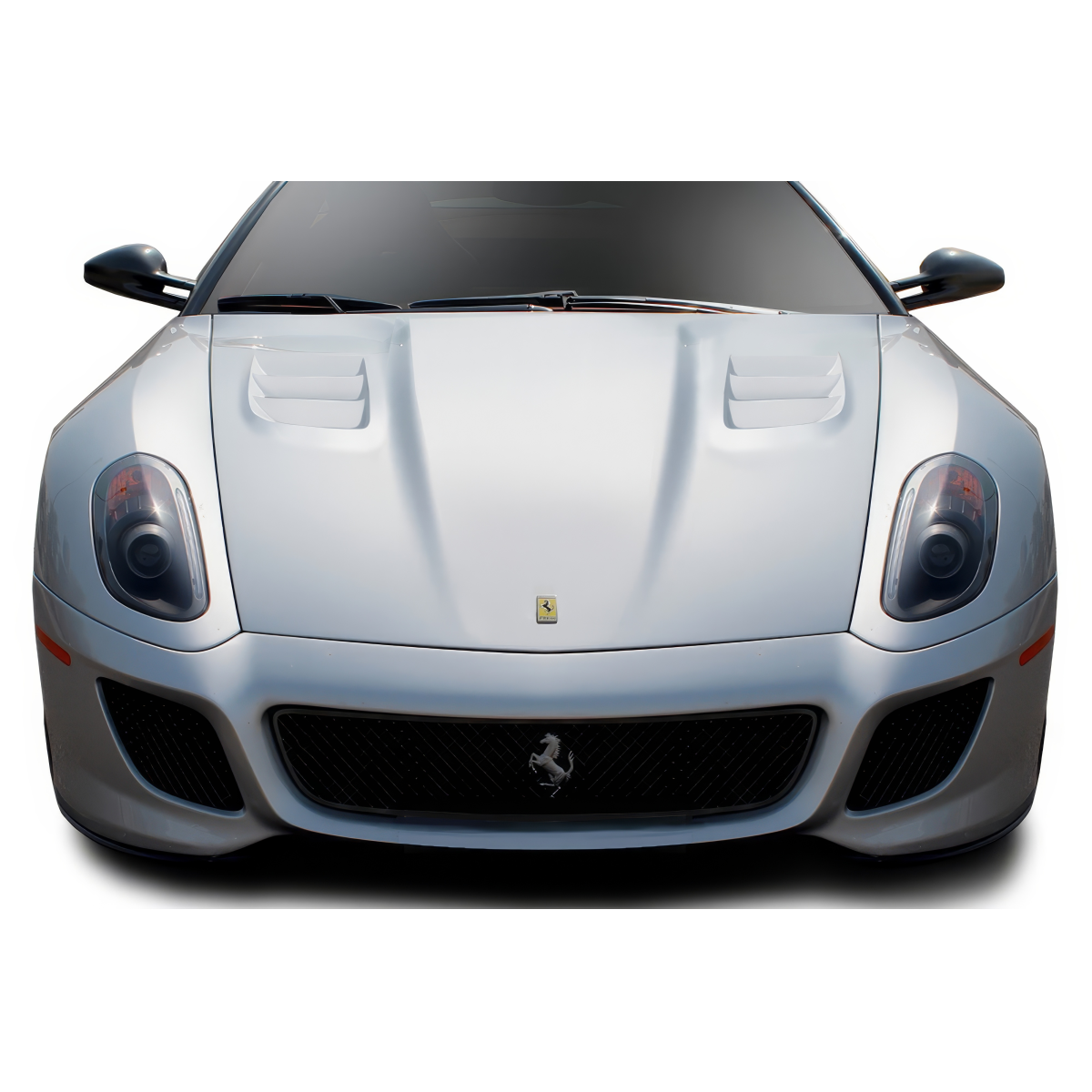 Modify your Ferrari 599 2006 with our Exterior/Hoods - Front view of vehicle at eye level