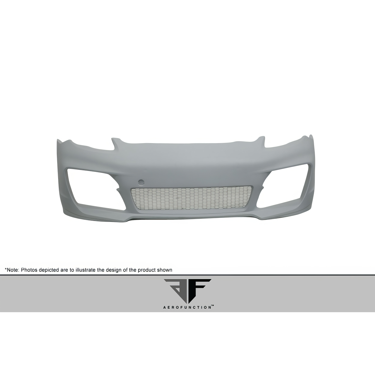 Modify your Porsche Panamera 2010 with our Exterior/Front Bumpers or Lips - Front view of the bumper at a slight angle