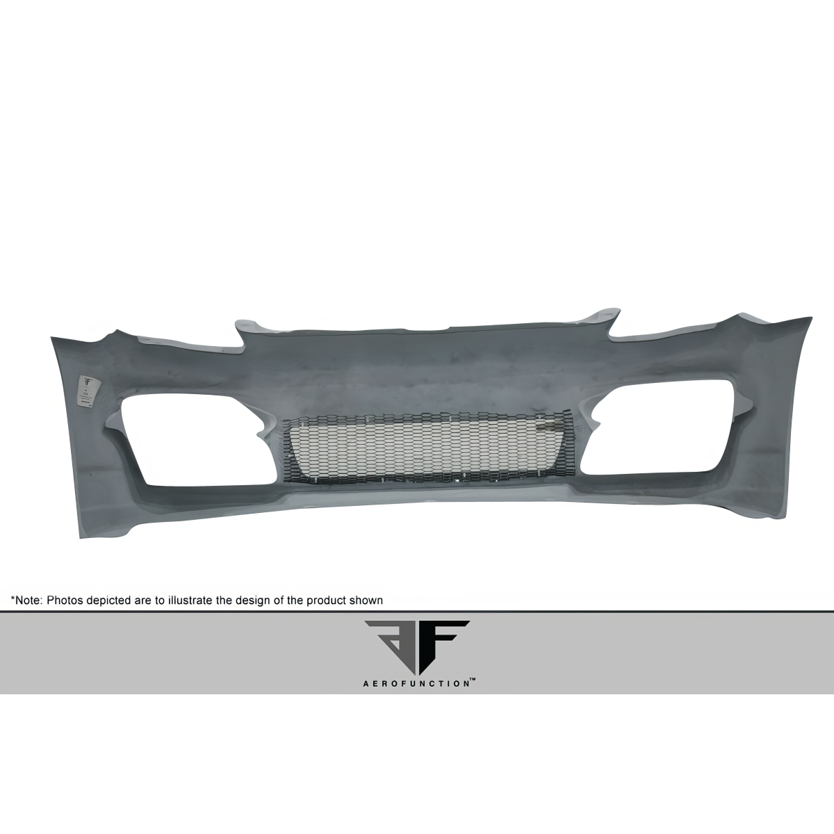 Modify your Porsche Panamera 2010 with our Exterior/Front Bumpers or Lips - Front view of the bumper part