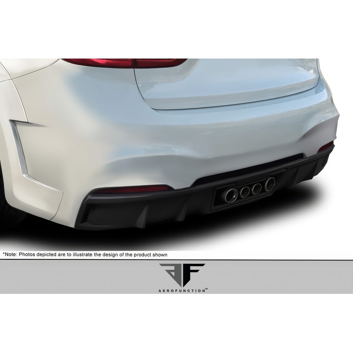 Modify your BMW X6 2015 with our Exterior/Rear Bumpers or Lips - Rear view showcasing bumper design features