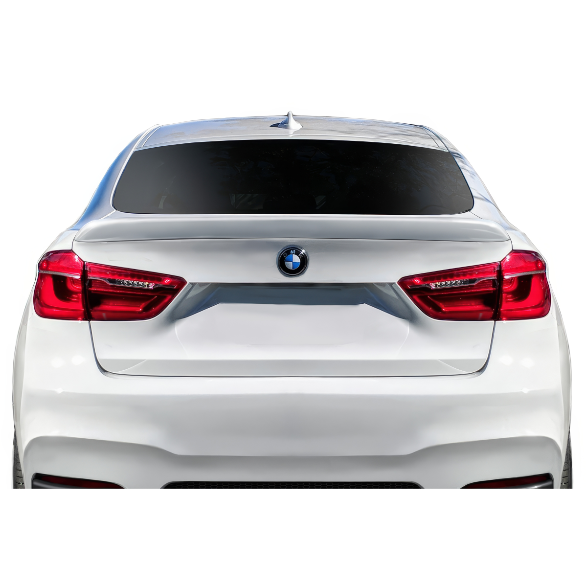 Modify your BMW X6 2015 with our Exterior/Wings - Rear view at a slight upward angle