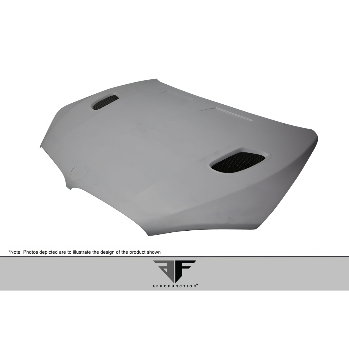 Modify your BMW X6 2015 with our Exterior/Hoods - Angled view of the hood part showcasing design