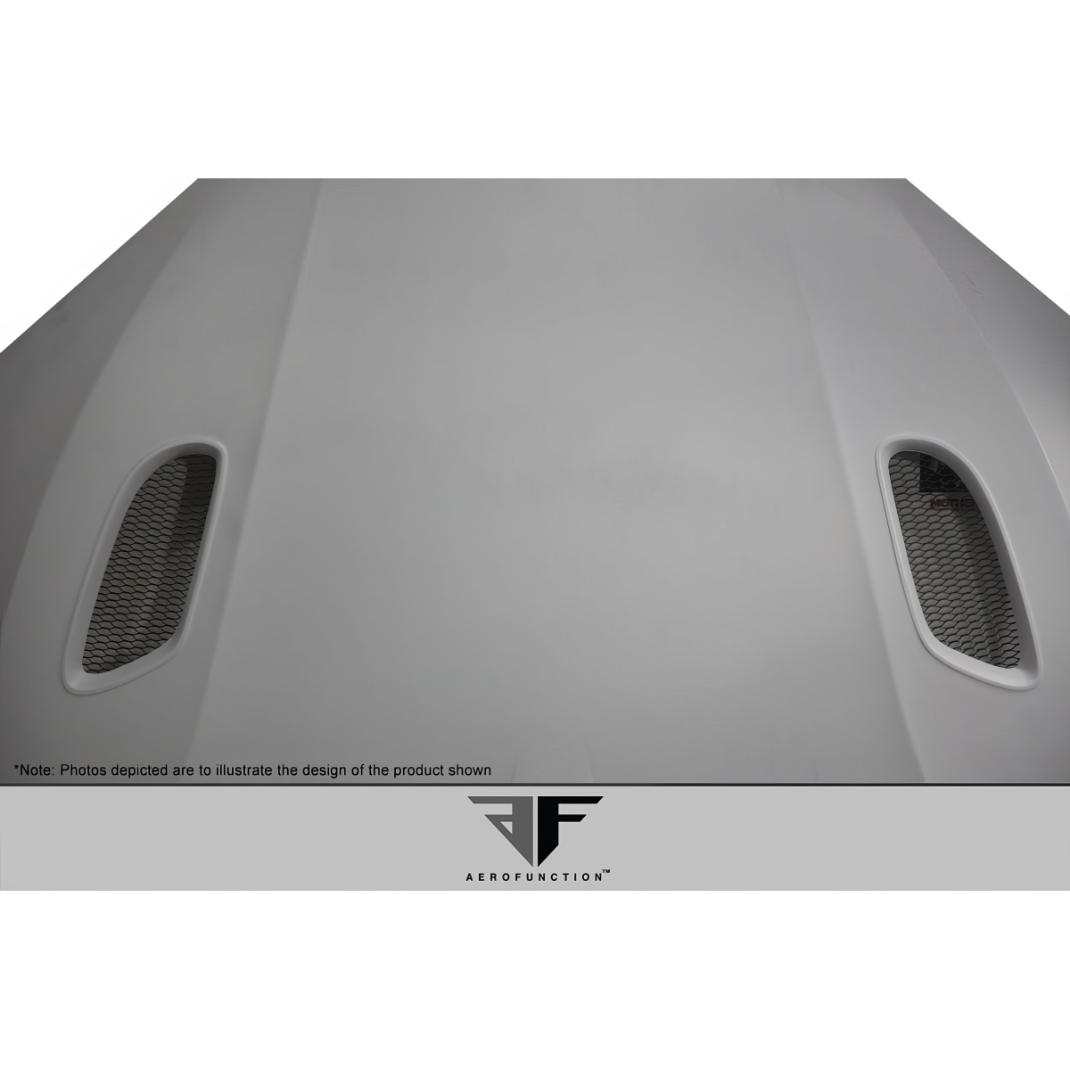 Modify your BMW X6 2015 with our Exterior/Hoods - Top down view of BMW X6 hood at slight angle