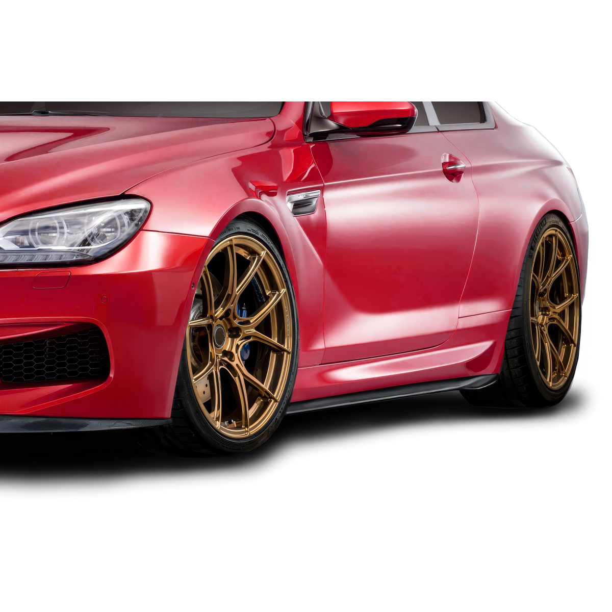 Modify your BMW 6-Series 2011 with our Exterior/Side Skirts - Front three quarter view of vehicle