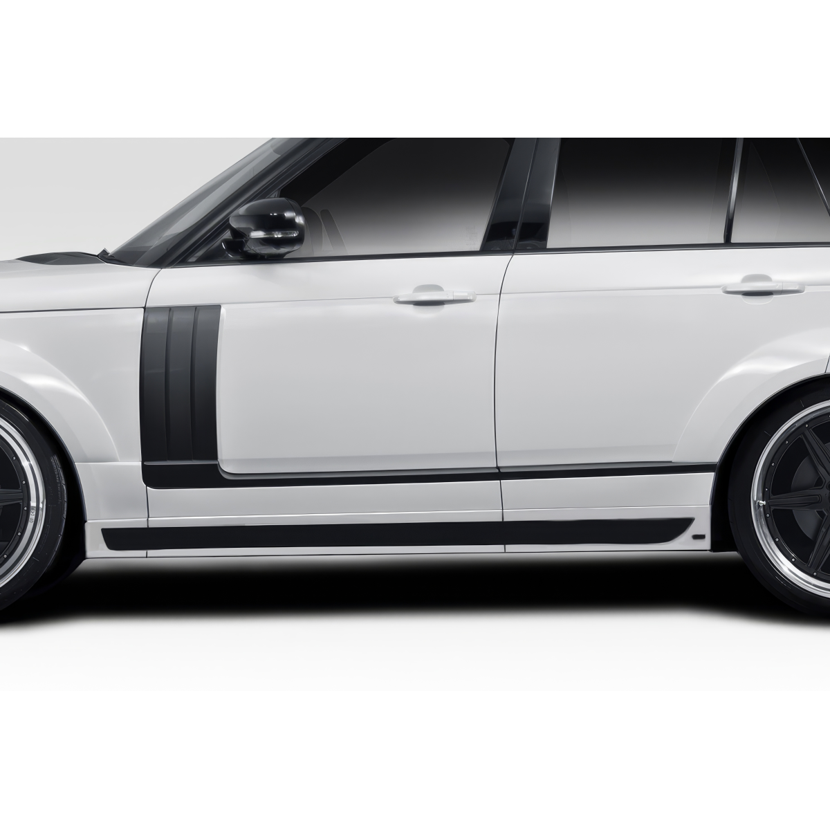 Modify your Land Rover Range Rover 2013 with our Exterior/Side Skirts - Side view of vehicle showcasing body design