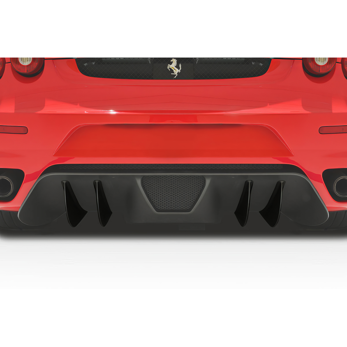 Modify your Ferrari 430 2005 with our Exterior/Diffusers - Image viewed from a low rear angle