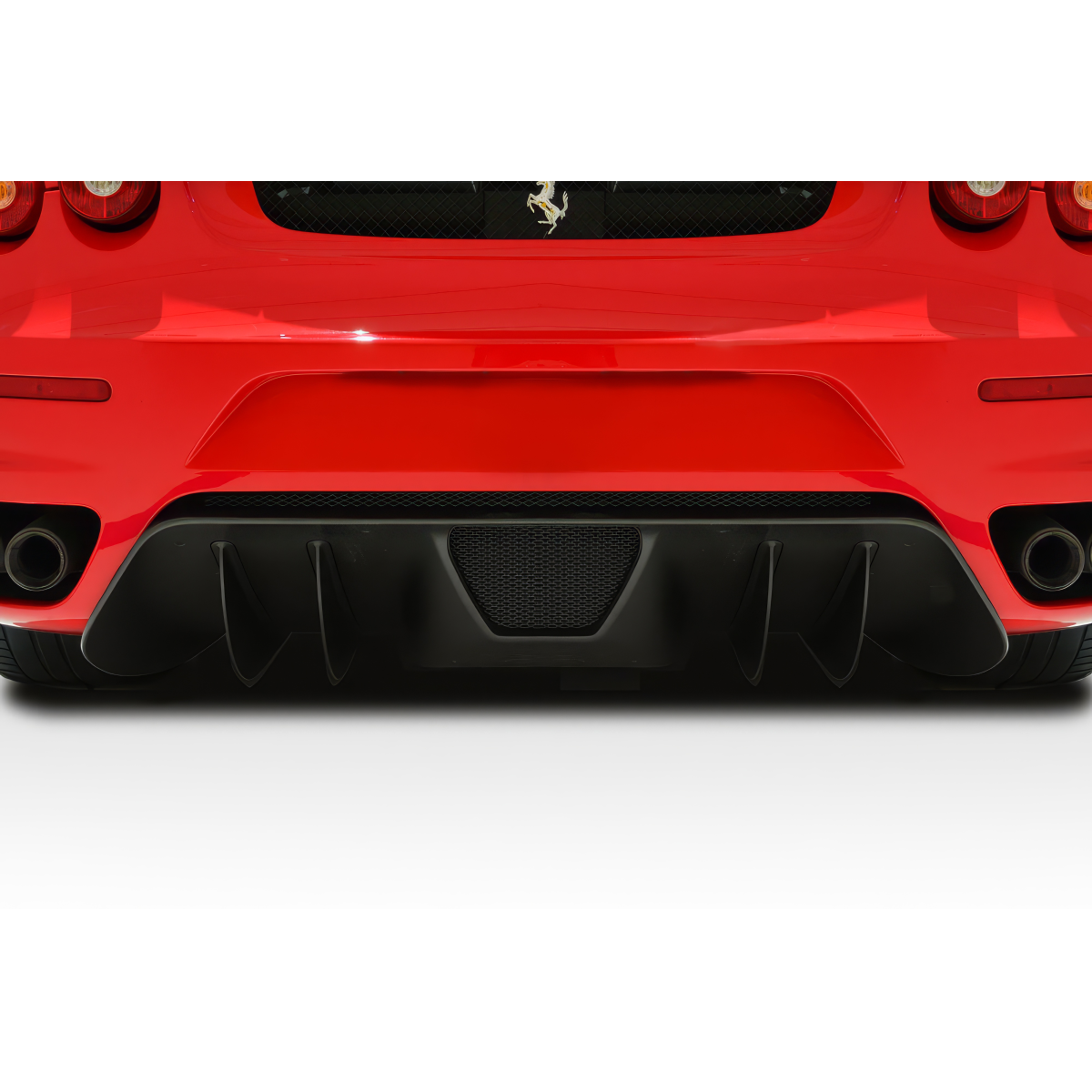 Modify your Ferrari 430 2005 with our Exterior/Diffusers - Straight on view of rear diffuser from low angle