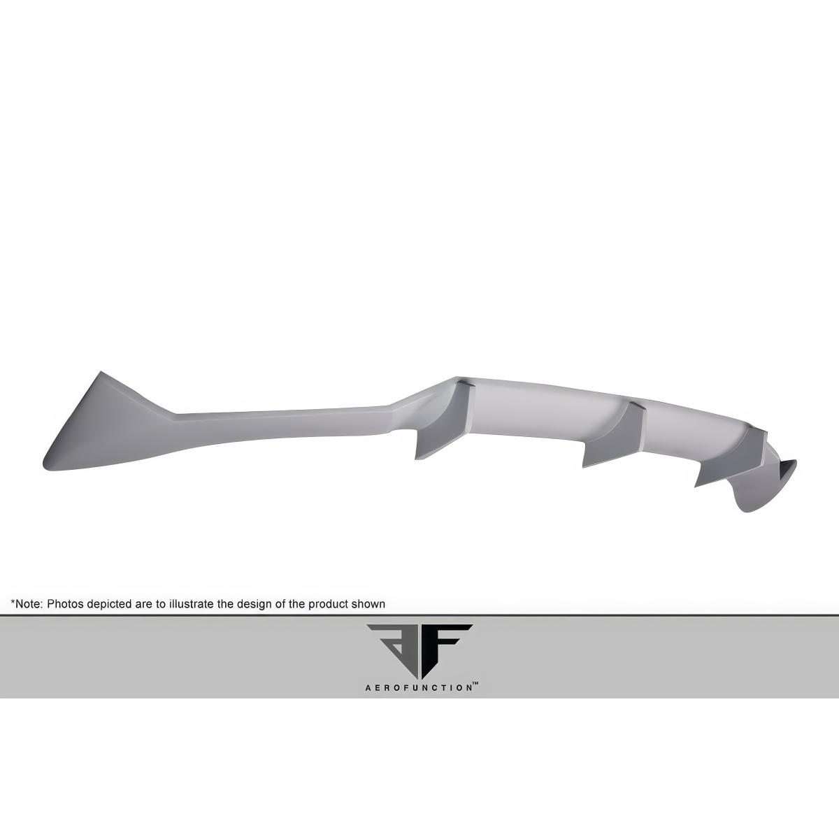 Modify your BMW i8 2014 with our Exterior/Diffusers - Side view showing the diffuser design and angle