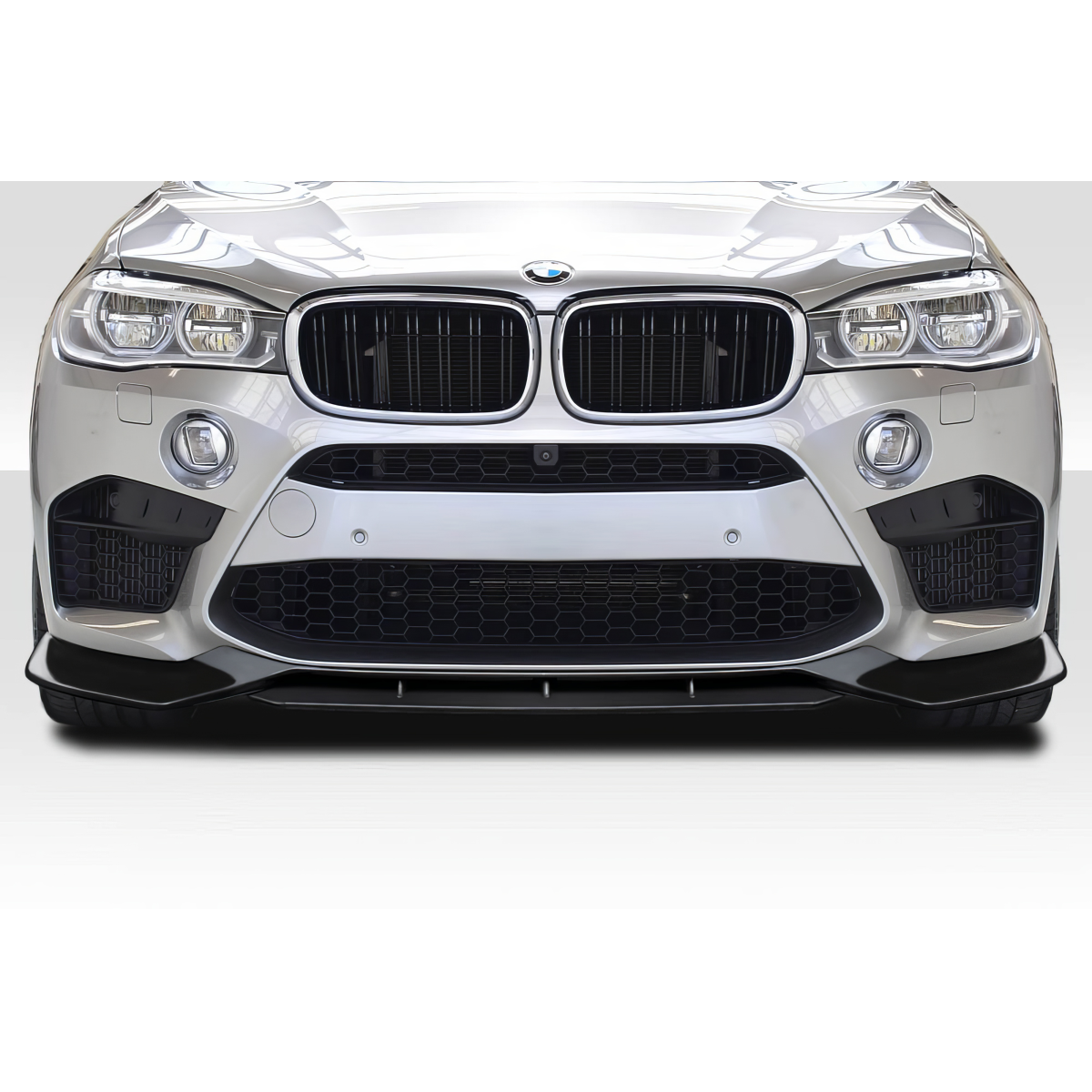 Modify your BMW X5 2014 with our Exterior/Other Exterior - Front view of BMW X5 F15 AF-2 front lip splitter