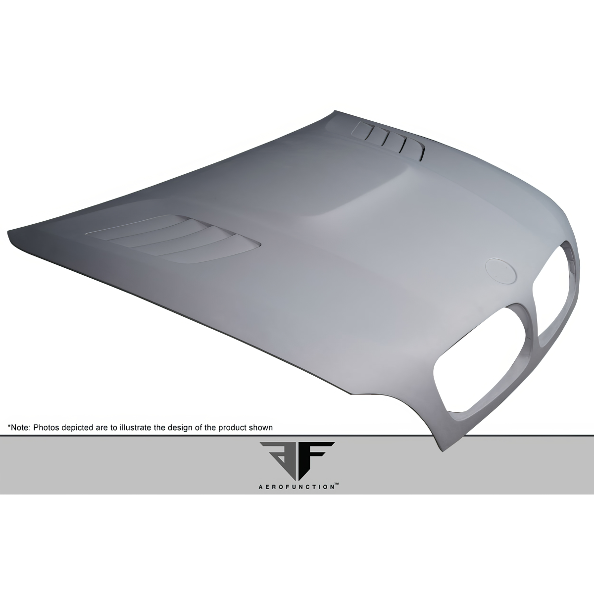 Modify your BMW X6 2008 with our Exterior/Hoods - Part shown from a slight overhead angle