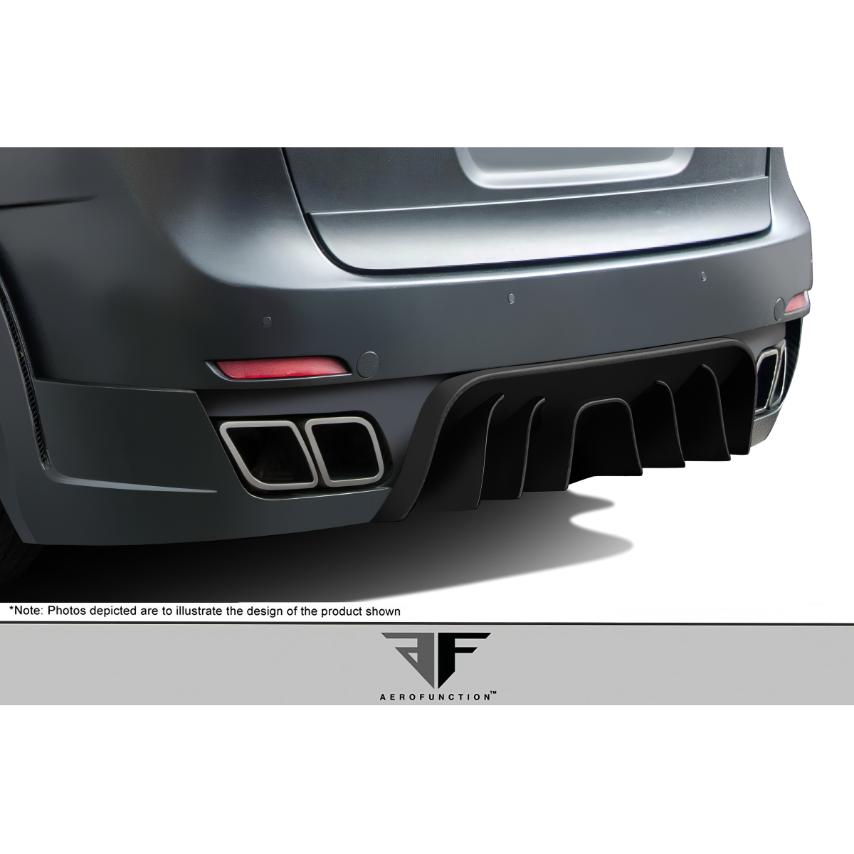 Modify your Porsche Cayenne 2011 with our Performance/Exhaust,Performance/Exhaust/Exhaust Systems - Rear view angled towards bottom showing exhaust tips