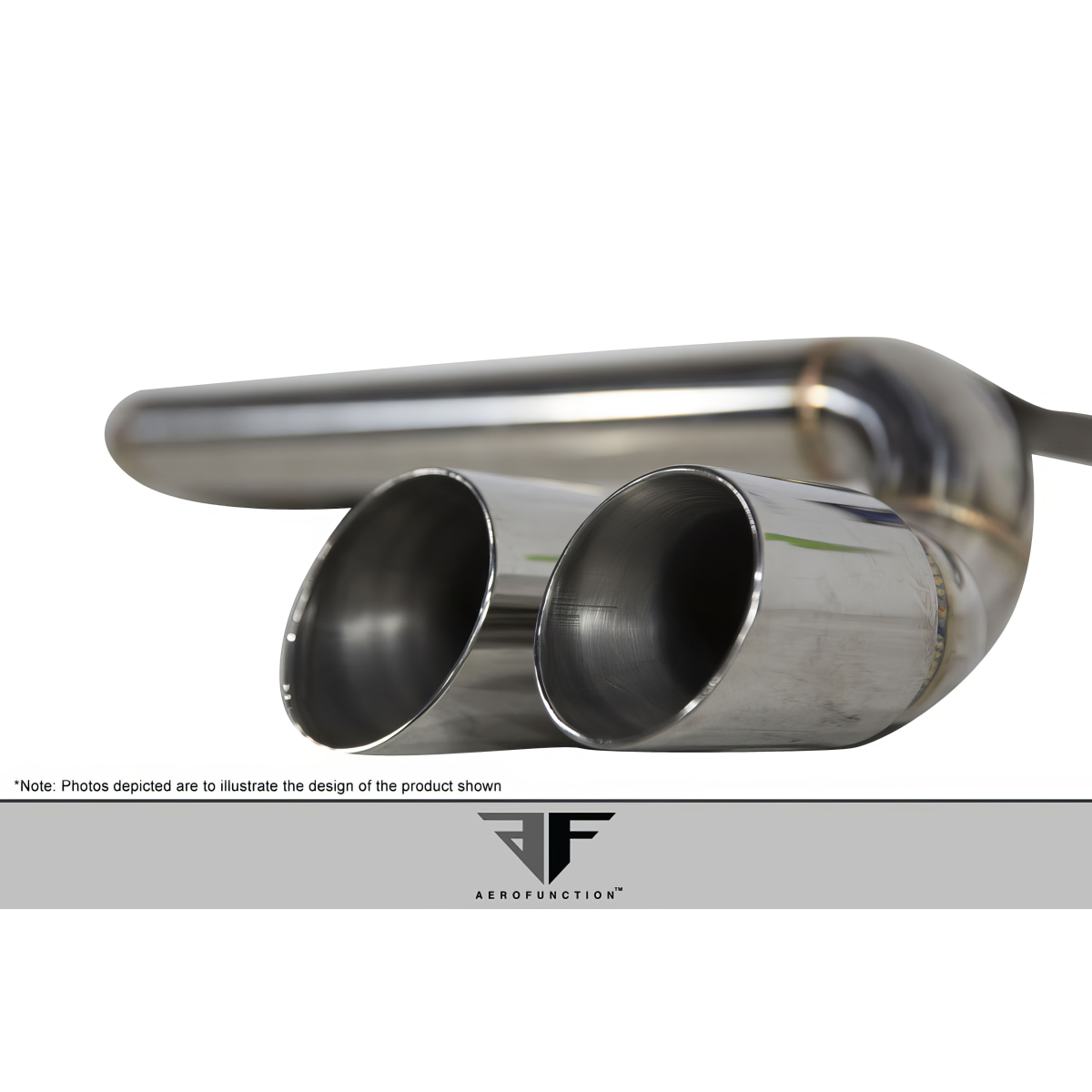 Modify your BMW X6 2015 with our Exterior/Grilles - Angled view of dual exhaust tips design