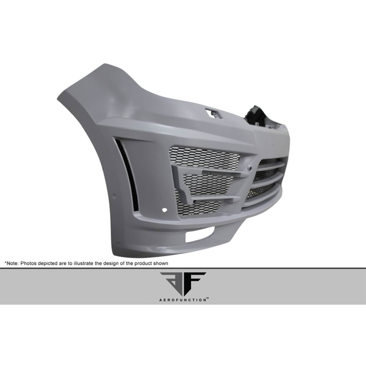 Modify your Land Rover Range Rover Sport 2014 with our Exterior/Front Bumpers or Lips - Angle showcases front view of the bumper part