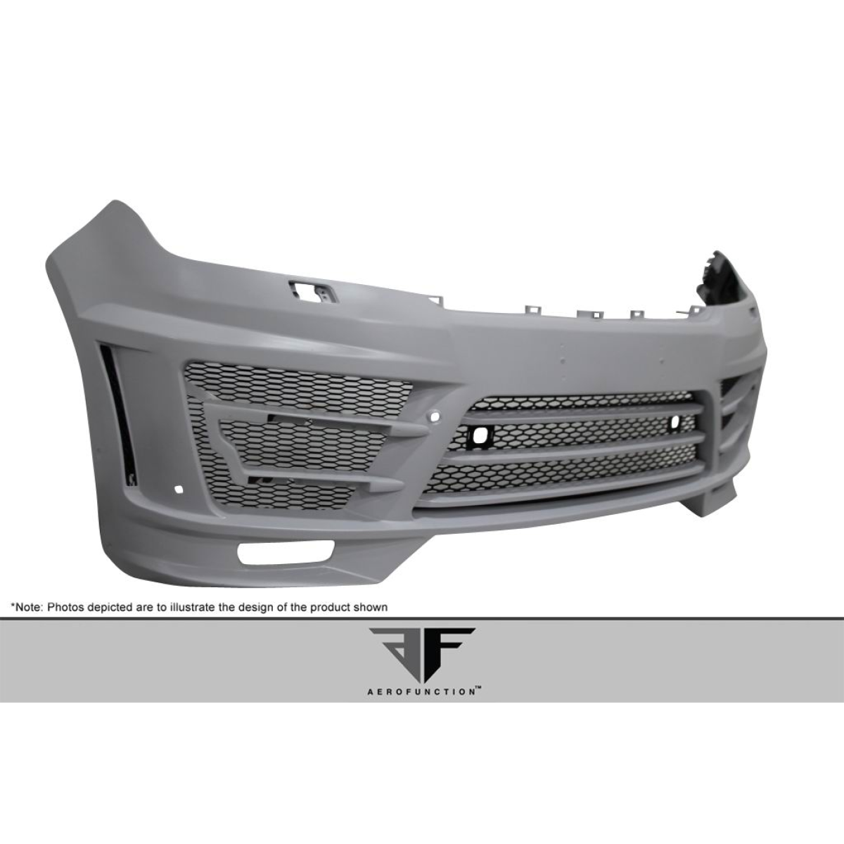 Modify your Land Rover Range Rover Sport 2014 with our Exterior/Front Bumpers or Lips - Front angle view of front bumper part