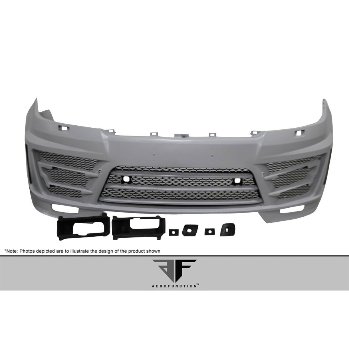 Modify your Land Rover Range Rover Sport 2014 with our Exterior/Front Bumpers or Lips - Front view of vehicle front bumper part