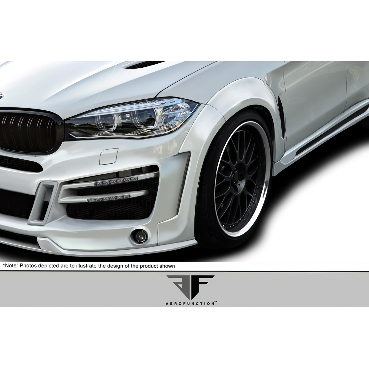 Modify your BMW 4-Series 2015 with our Exterior/Fenders - Angled front view showcasing fender design