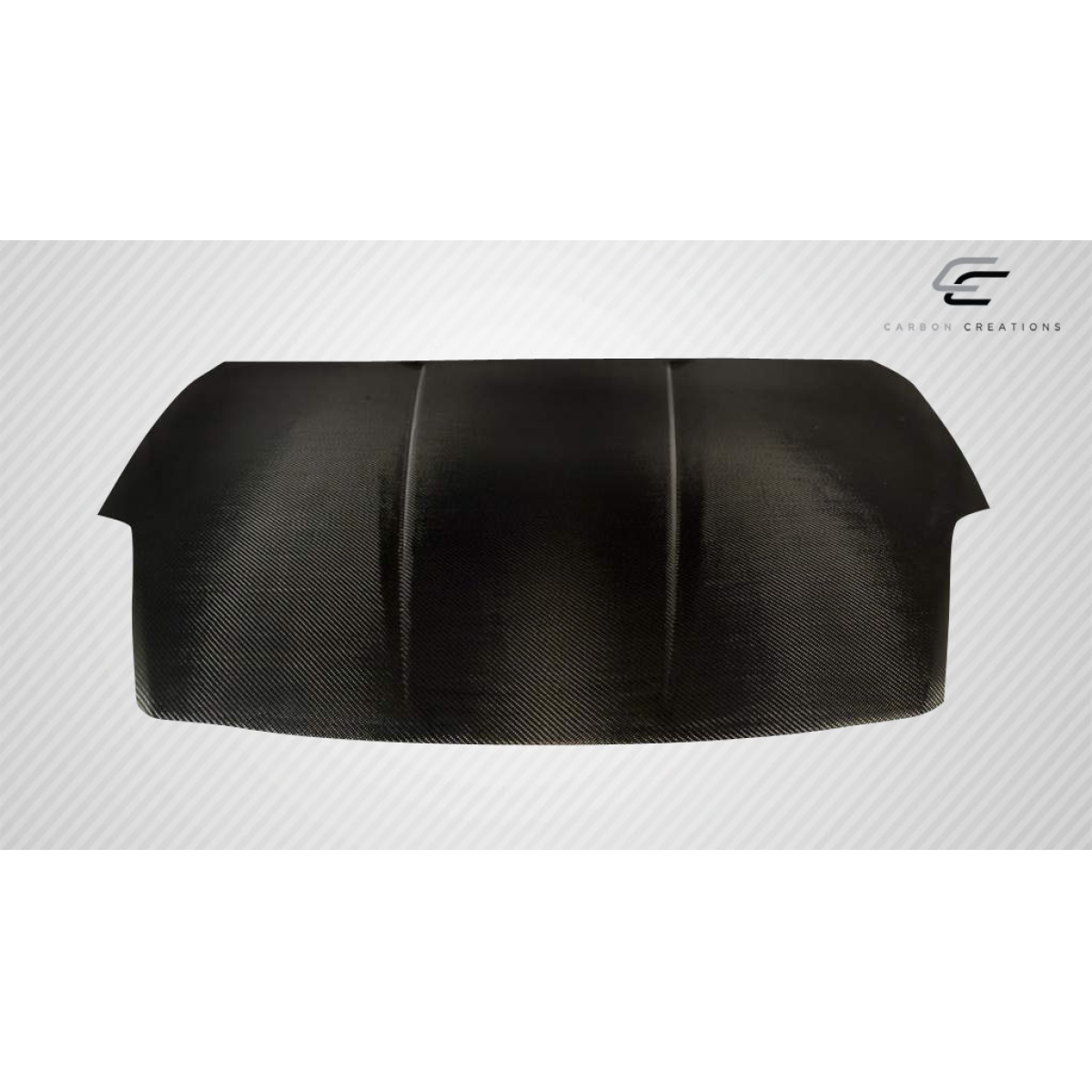 Modify your Nissan 350Z 2003 with our Exterior/Hoods - Top view of the carbon fiber hood part