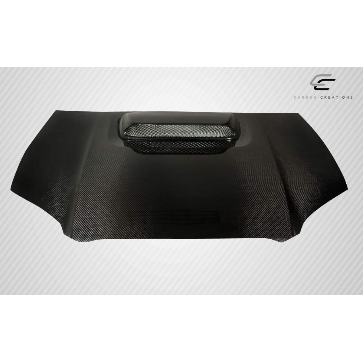 Modify your Subaru Impreza 2004 with our Exterior/Hoods - Top down view showing external hood design