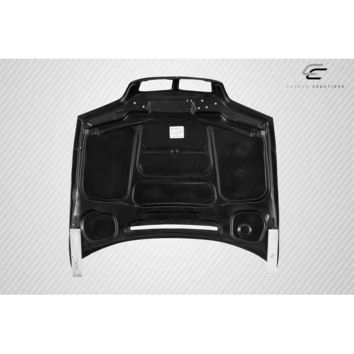 Modify your BMW 3-Series 1999 with our Exterior/Hoods - The part is viewed from above horizontally