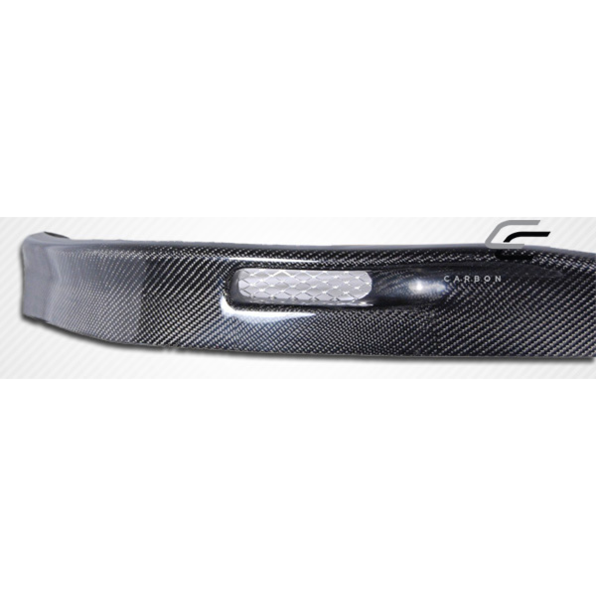 Modify your Honda Civic 1992 with our Exterior/Front Bumpers or Lips - Side view showing carbon fiber texture and light