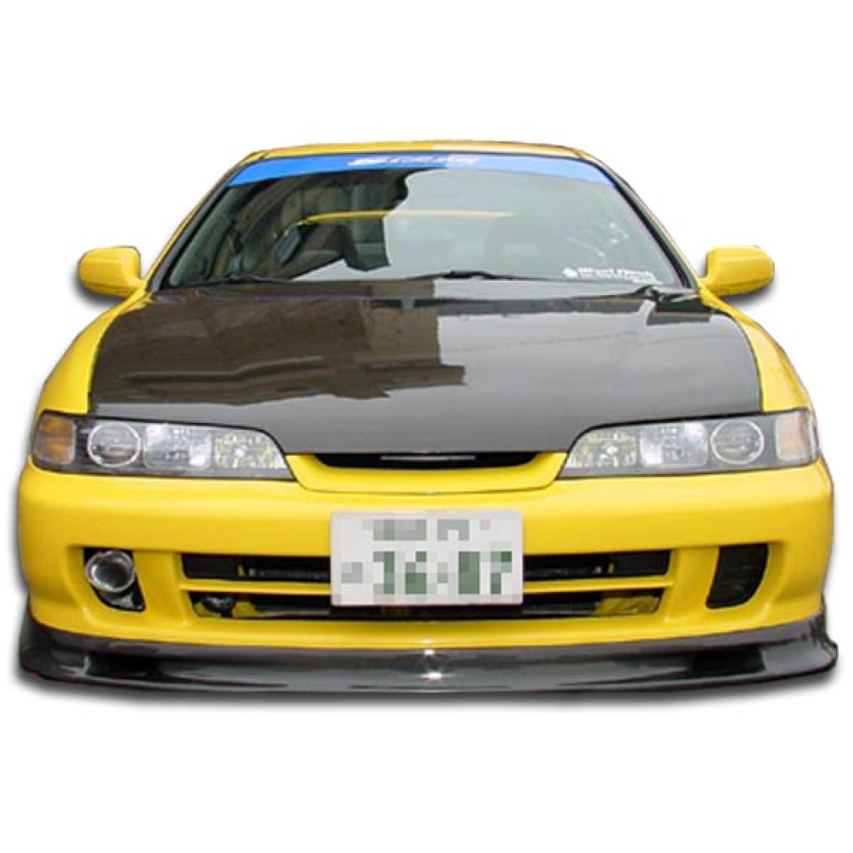 Modify your Acura Integra 1994 with our Exterior/Front Bumpers or Lips - Front view angle of Acura Integra carbon fiber part