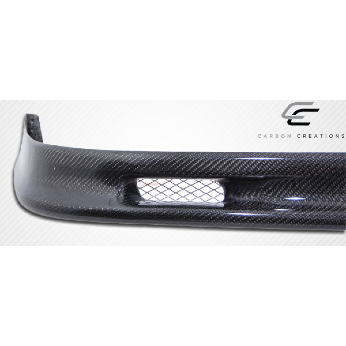 Modify your Acura Integra 1994 with our Exterior/Front Bumpers or Lips - Front view angle of carbon fiber lip