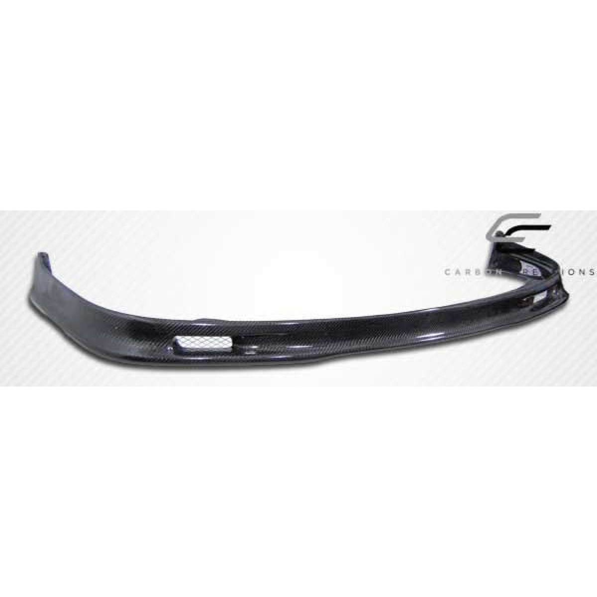 Modify your Acura Integra 1994 with our Exterior/Front Bumpers or Lips - Front view showing carbon fiber lip design