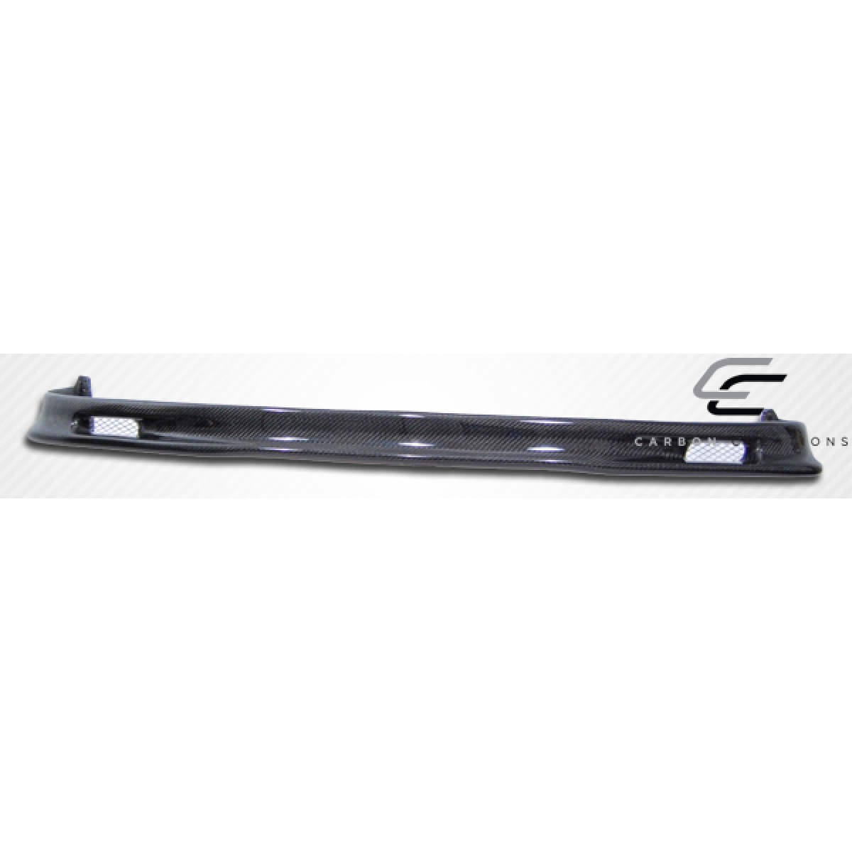 Modify your Acura Integra 1994 with our Exterior/Front Bumpers or Lips - Part seen from a straight horizontal angle