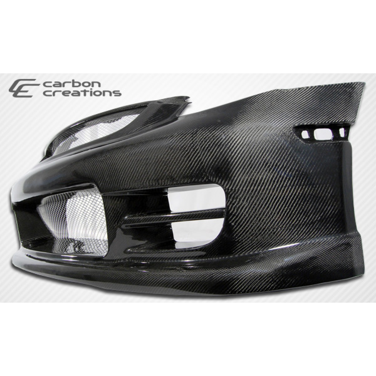 Modify your Infiniti G35 2003 with our Exterior/Front Bumpers - Part seen at a slight angle from the front