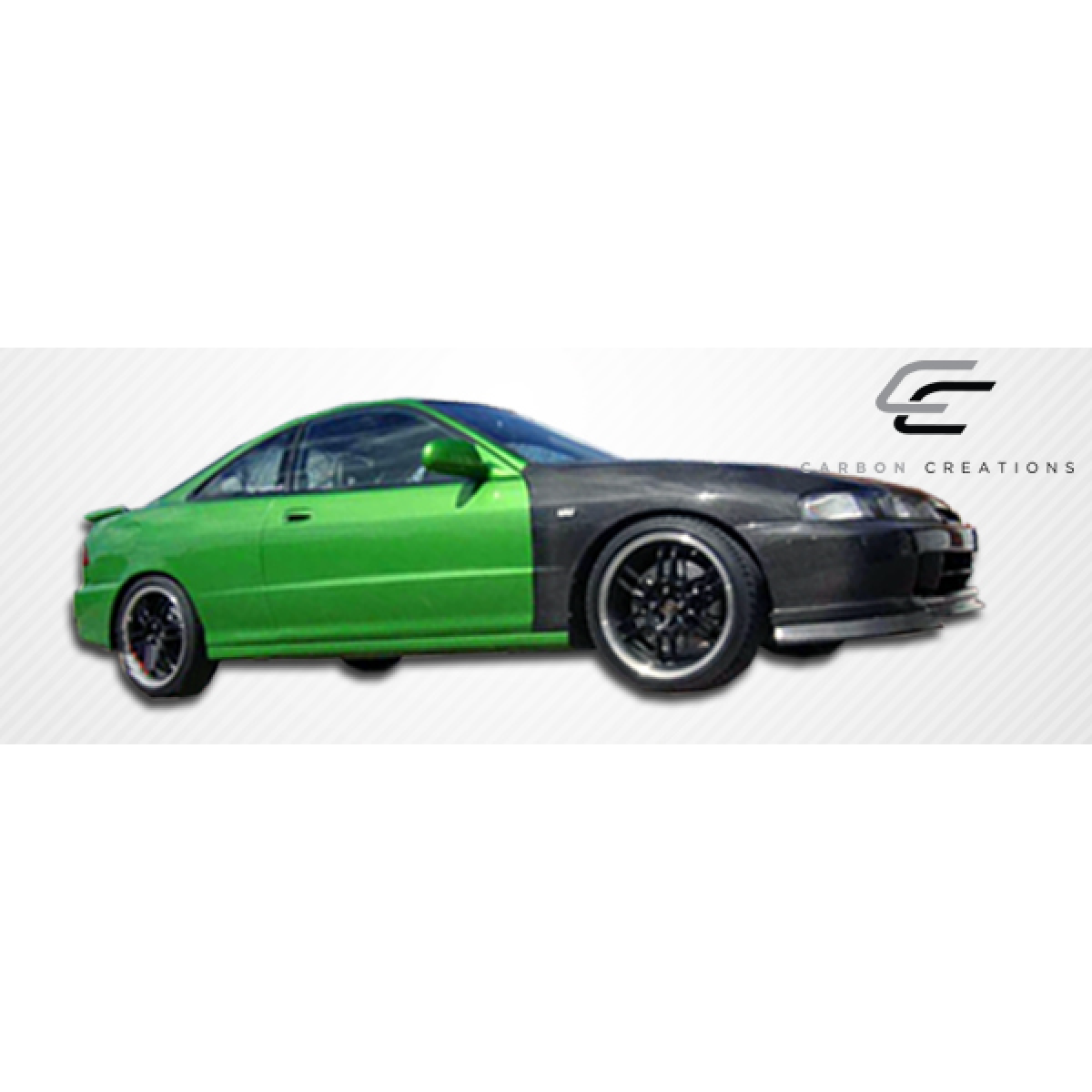 Modify your Acura Integra 1994 with our Exterior/Fenders - The part is viewed from the side angle