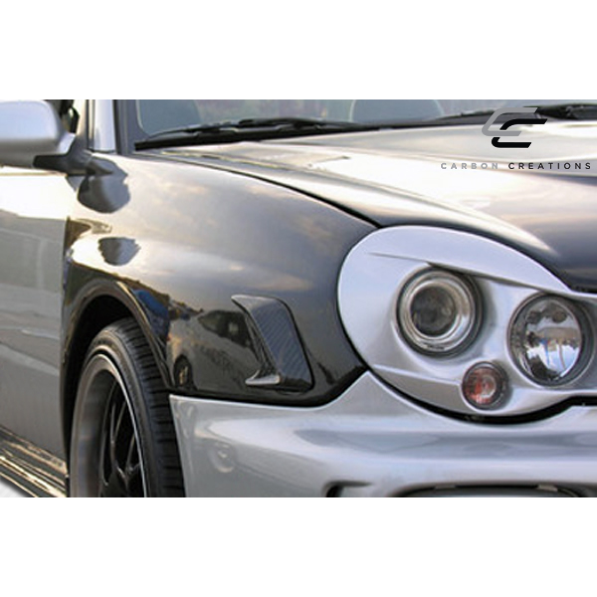 Modify your Subaru Impreza 2002 with our Exterior/Fenders - Angle showing the front fender from the side