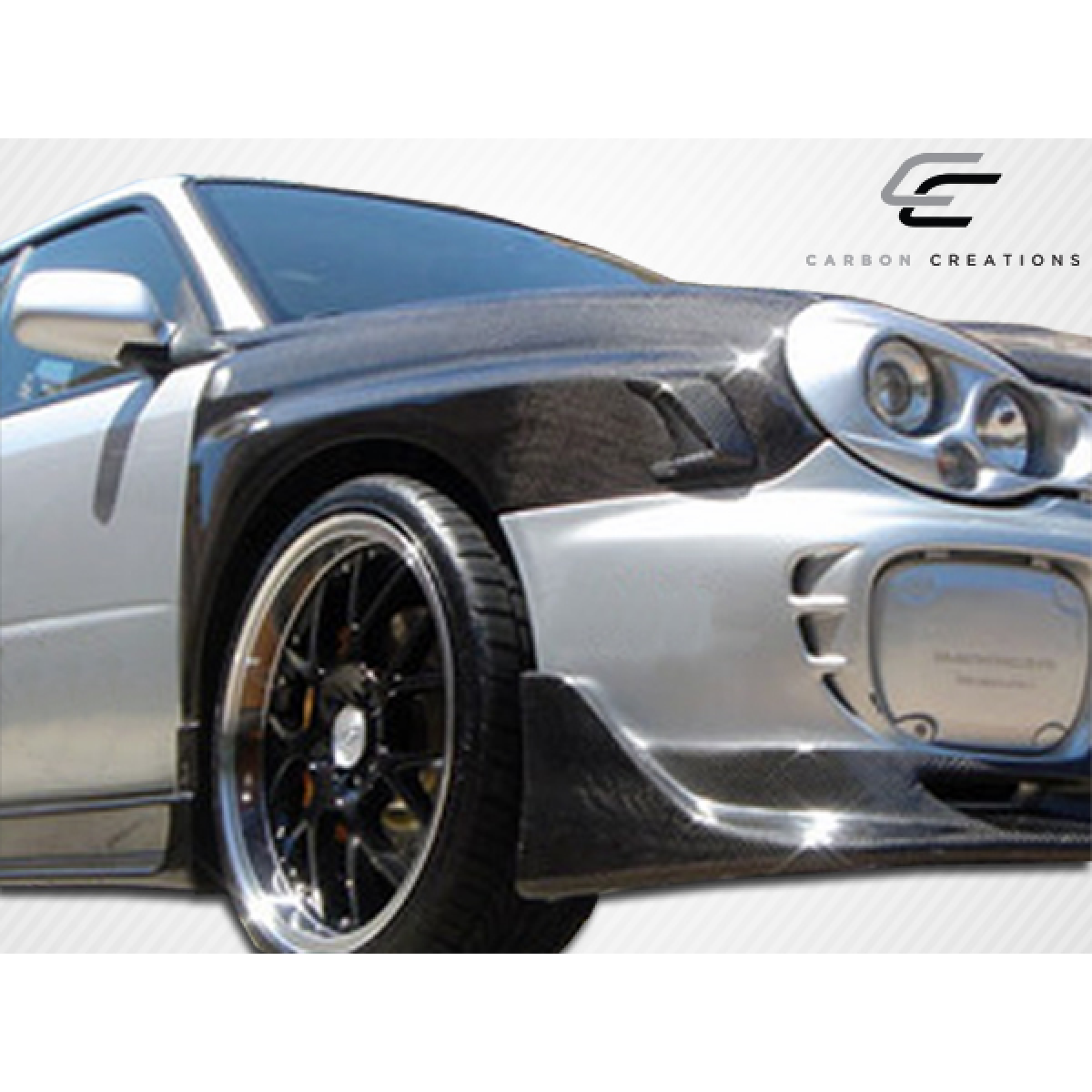 Modify your Subaru Impreza 2002 with our Exterior/Fenders - The part is viewed at a low angle from the front