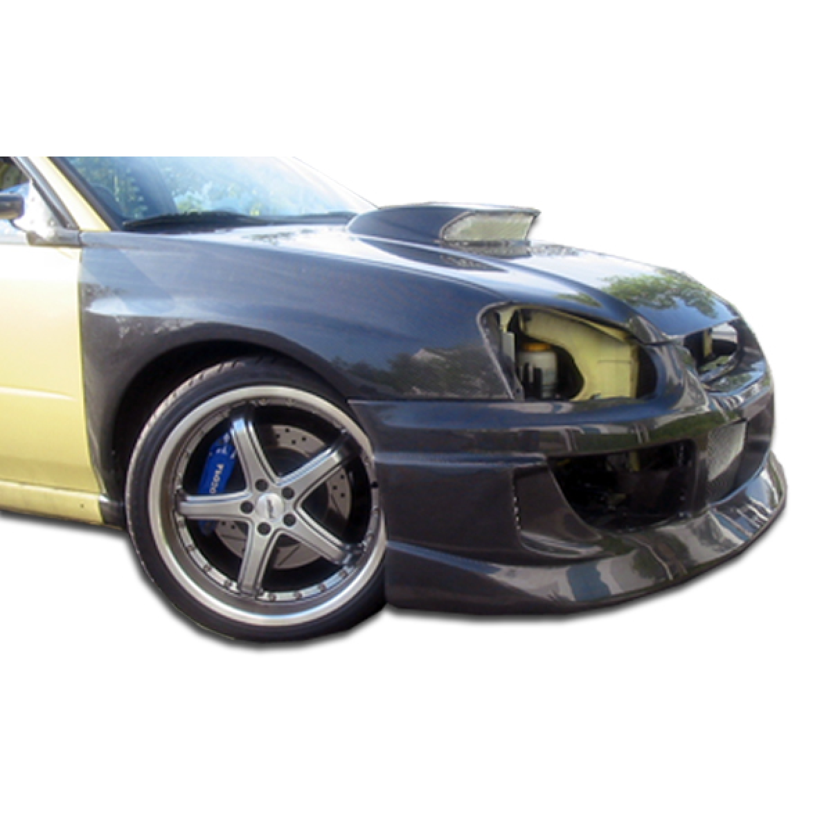 Modify your Subaru Impreza 2004 with our Exterior/Fenders - Front quarter view of the Subaru Impreza fender
