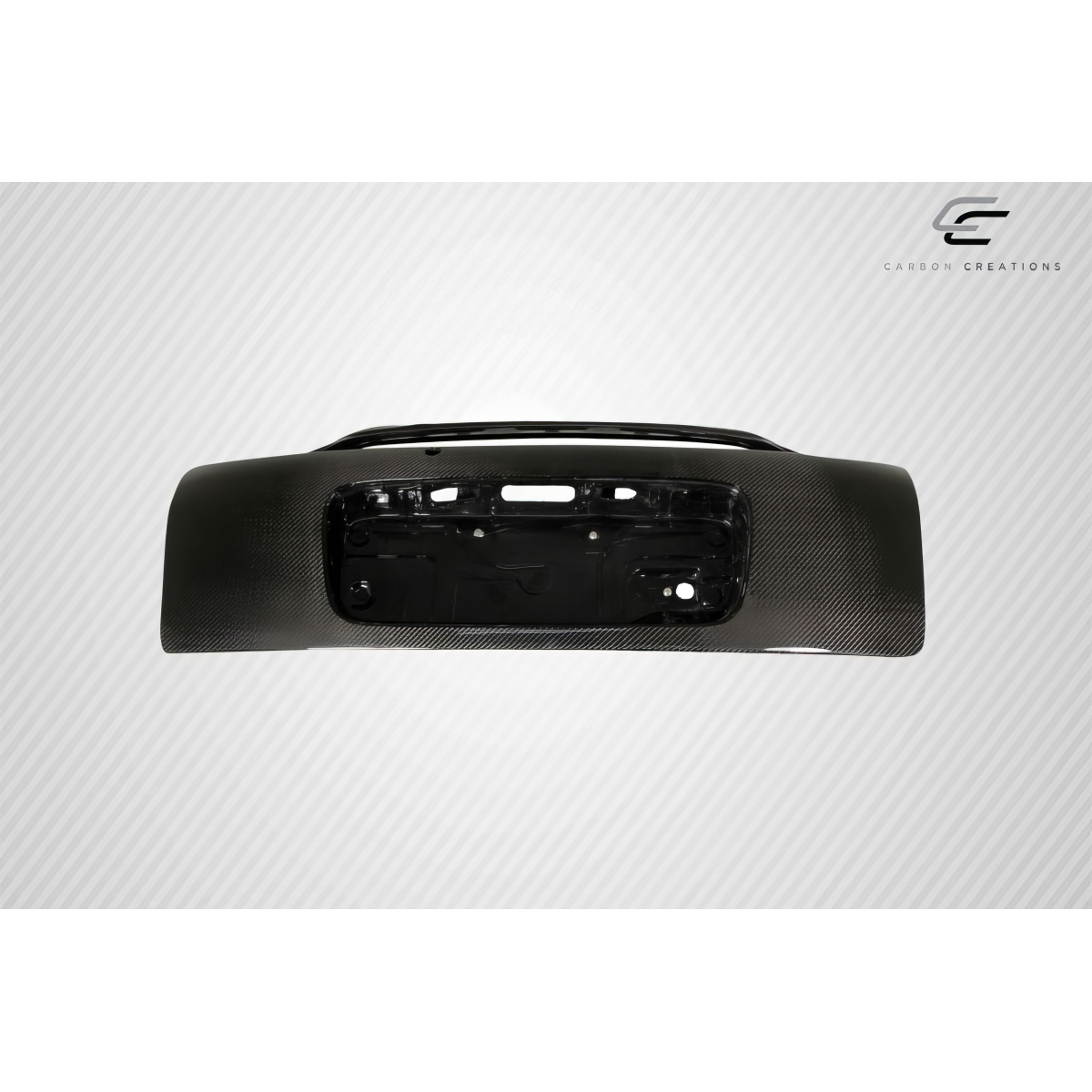 Modify your Honda Civic 1996 with our Exterior/Trunks - Frontal view of a carbon fiber trunk part