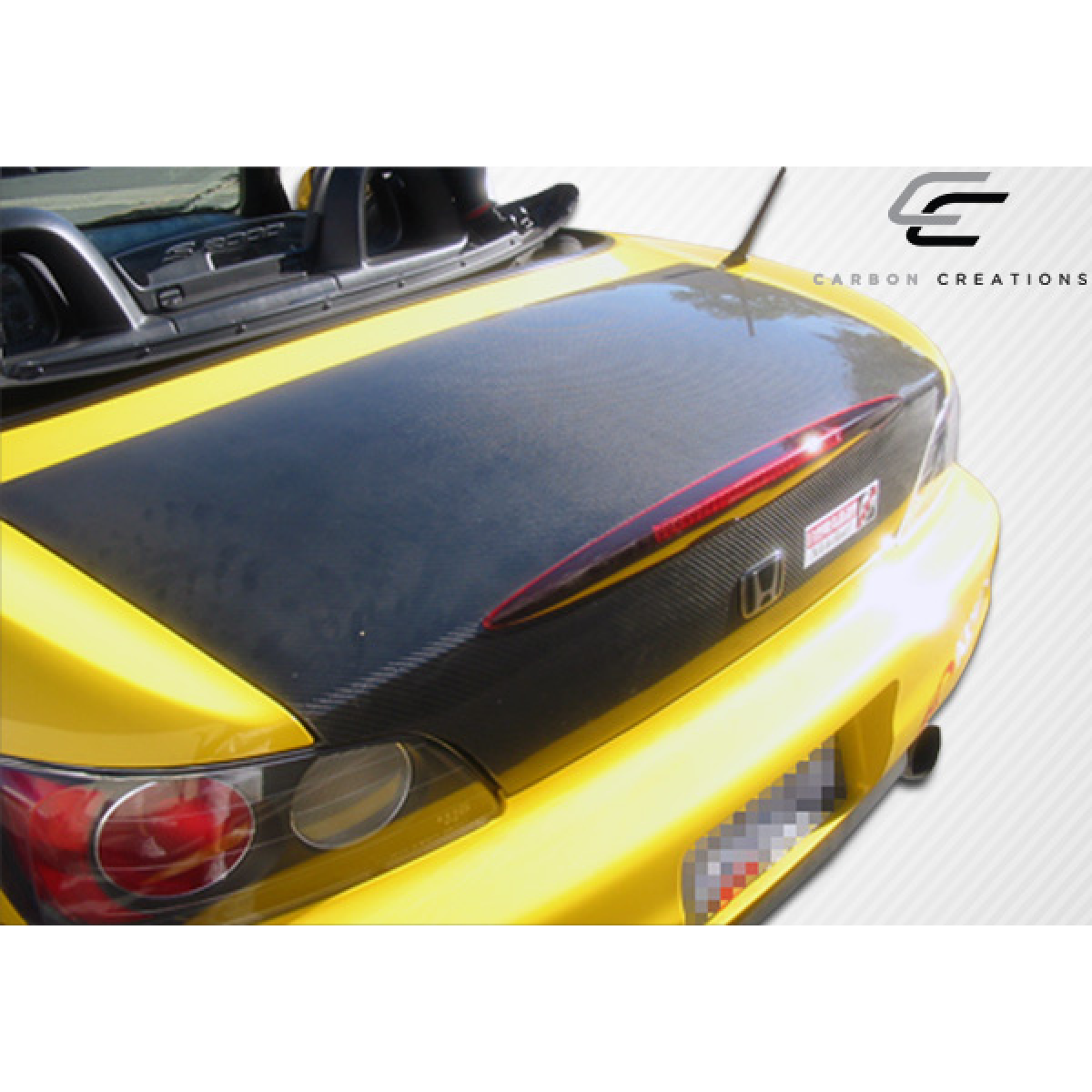 Modify your Honda S2000 2000 with our Exterior/Trunks - Viewed from the rear at slight angle upward