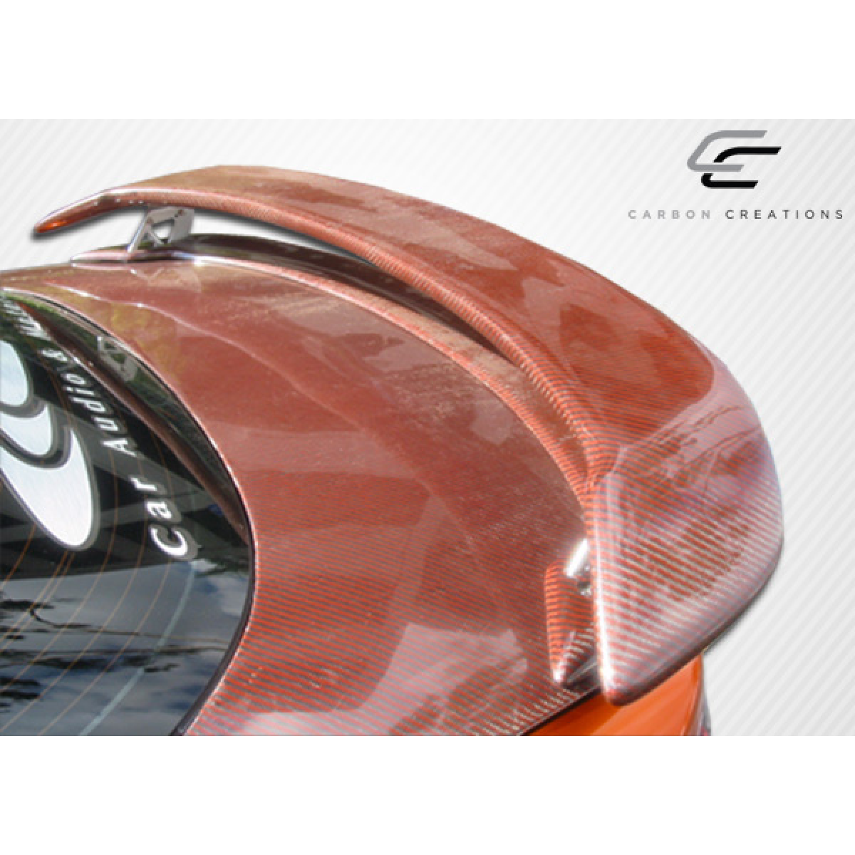 Modify your Mazda RX-8 2004 with our Exterior/Wings - Viewed from a high angle focusing on the wing