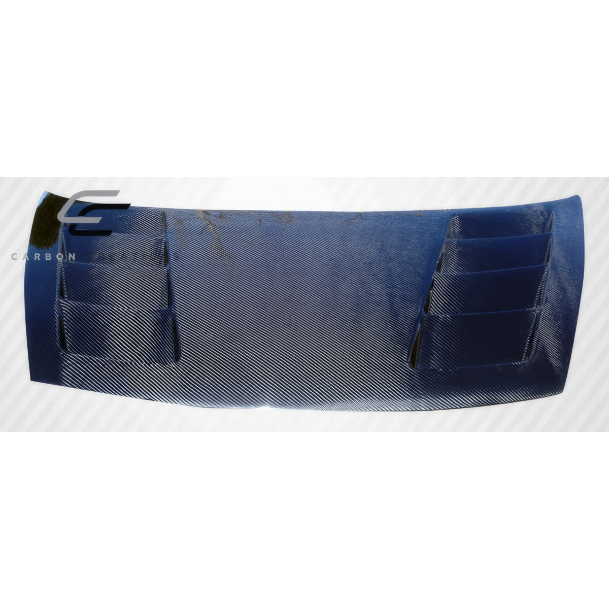 Modify your Honda Civic 2006 with our Exterior/Hoods - Part is viewed at a straight angle from the front